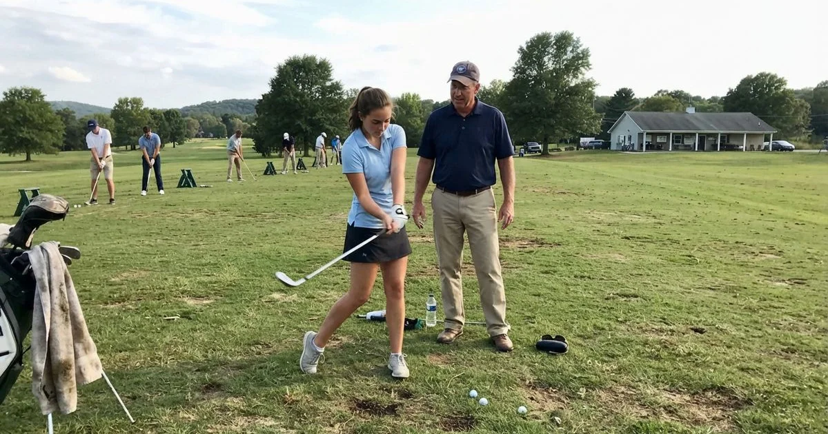 Moving from the range to the course: what an on-course playing lesson covers